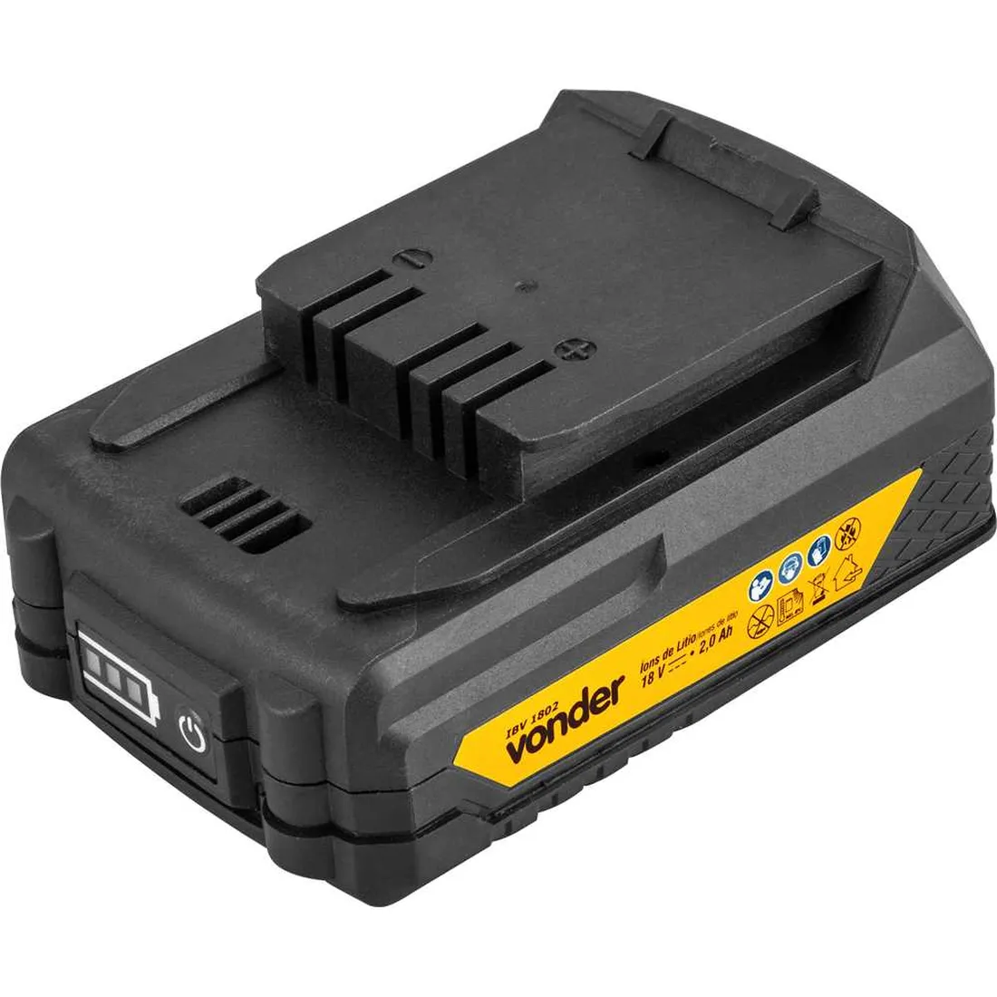 Bateria 18V Íons de Lítio Linha Intercambiável 2 Ah IBV 1802 Vonder